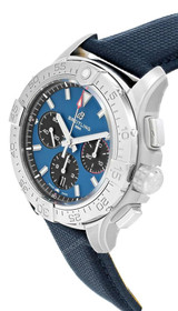 BREITLING Avenger B01 Chronograph 42MM Blue Leather Men's Watch AB0146101C1X1