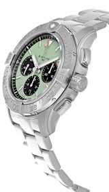BREITLING Avenger B01 Chronograph SS 44MM Green Dial Men's Watch AB0147101L1A1