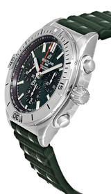 BREITLING Chronomat B01 42MM Green Dial Rubber Men's Watch AB0134101L2S1 