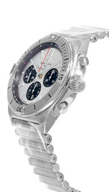 BREITLING Chronomat B01 SS 42MM Silver Dial Men's Watch AB0134101G1A1 