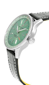 BREITLING Navitimer Automatic 36MM Green Dial Unisex Watch A17327361L1P1