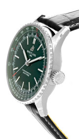 BREITLING Navitimer Automatic 41MM Green Dial Leather Men's Watch A17329371L1P1