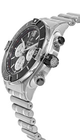 BREITLING Super Chronomat B01 SS 44MM Black Dial Men's Watch AB0136251B1A1 
