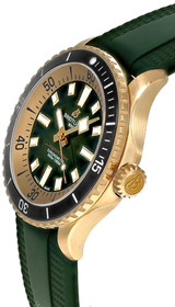BREITLING Superocean AUTO 42MM Green Dial Rubber Men's Watch N17375201L1S1 