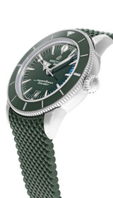 Breitling watches BREITLING SuperOcean Heritage B31 Automatic 42MM Green Dial Rubber Men's Watch AB3111361L1S1 