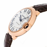 Cartier watches CARTIER Ballon Bleu LG 42MM 18K RoseGold BRN LTHR Mens Watch W6900651