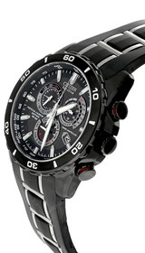 Citizen Watches CITIZEN PCAT Limited Edition Eco Drive Black Dial Strap Men's Watch AT4027-06E