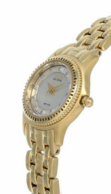 Citizen Watches CITIZEN Riega Eco Drive MOP Dial Gold-Tone SS Womens Watch EP5622-53D
