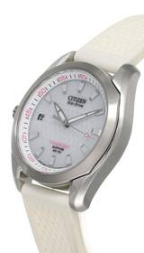 CITIZEN Titanium Golf Eco-Drive 34 MM Rubber Women's Watch EO1070-05A
