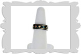Gucci Jewelry GUCCI 18K Yellow Gold & Black Synthetic Corundum Icon Ring YBC5270950020 
