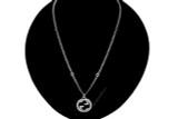 Gucci Jewelry GUCCI Sterling Silver Interlocking G Pendant Necklace YBB67865100100U 