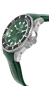 GUCCI Dive Automatic Stainless Steel 40MM Green Dial/Rubber Men's Watch YA136360