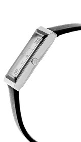 Gucci watches GUCCI G-Frame Quartz 14x34MM Black Dial Leather Women's Watch YA127515 