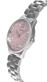 Gucci watches GUCCI G-Timeless 29MM S-Steel Pink MOP Dial Women's Watch YA1265062 
