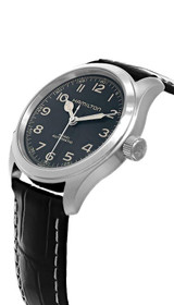 Hamilton watches HAMILTON Khaki Field Murph AUTO 38MM Black Leather Men's Watch H70405730 
