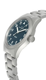 Hamilton watches HAMILTON Khaki Field Quartz SS 38MM Blue Dial Men's Watch H69401140 
