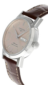 LONGINES 1832 AUTO 40MM Beige Dial Leather Men's Watch L4.827.4.92.2 / L48274922