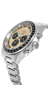 Longines watches LONGINES Conquest Chronograph SS 42MM Gilt Dial Men's Watch L3.835.4.32.6  