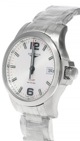 LONGINES Conquest V.H.P. 41MM Silver Dial Men's Watch L3.716.4.76.6 / L37164766