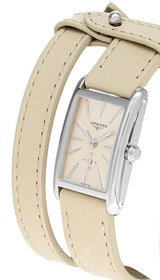 Longines watches LONGINES DolceVita Quartz 23.3x37MM Beige Dial Leather Women's Watch L5.512.4.79.2 / L55124792 