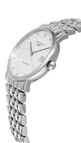 LONGINES Elegant Collection 13 Diamond 34.5MM Silver Unisex Watch L4.809.4.77.6 / L48094776 