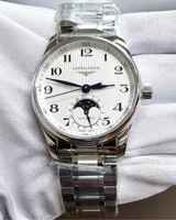 LONGINES Master Collection Moonphase Automatic 34MM Silver Dial Women's Watch L2.409.4.78.6 / L24094786