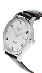 Longines watches LONGINES Record Automatic 40MM Silver Dial Brown Leather Men's Watch L2.821.4.76.2 / L28214762 