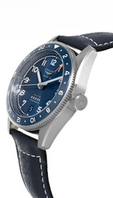 Longines watches LONGINES Spirit Zulu Time Chronometer 39MM Blue Dial Leather Men's Watch L3.802.4.93.2 