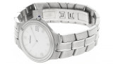 Movado watches MOVADO 35MM Stainless Steel Silver Dial Date Mens Watch 84-E7-878