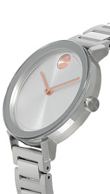 Movado watches MOVADO Bold 34MM Quartz Metallic Dial Silver-Tone Womens Watch 3600647