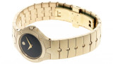 Movado watches MOVADO Sport 26MM Quartz Black Museum Dial Gold Womens Watch 0604726