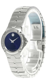 Movado watches MOVADO Sport Stainless Steel Blue Museum Dial Womens Watch 0604837