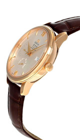 Omega watches OMEGA  De Ville Prestige AUTO 39.5MM Silver Dial Leather Men's Watch  424.53.40.21.02.001 