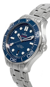 OMEGA Seamaster Auto 42 MM Blue Dial SS Men's Watch 210.30.42.20.03.001 / 21030422003001
