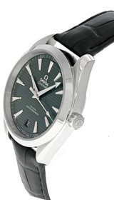 Omega watches OMEGA Seamaster Aqua Terra 41MM Green Dial LTHR Mens Watch 220.13.41.21.10.001