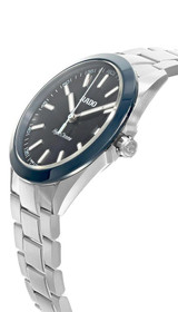 RADO HyperChrome Quartz SS 41.5MM Dark Blue Dial Men's Watch R32280203