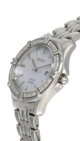  Seiko Solar SUT071 24-Diamond Women's Watch 