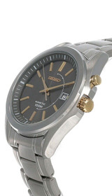 Seiko watches SEIKO 41MM Gray Dial Stainless Steel Men's Watch SKA527