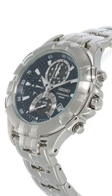 Seiko watches Seiko Blue Dial Stainless Steel Bracelet Men's Watch SPC011