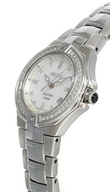 Seiko watches Seiko Mother of Pearl Dial 25MM S-Steel Bracelet Women's Watch SXDA37