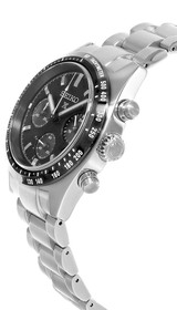 Seiko watches SEIKO Prospex Solar Chronograph Stainless Steel 39MM Black Dial Men's Watch SSC819 