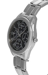 Seiko watches SEIKO Quartz 35MM Black Dial SS Women's Watch SRL049P1 