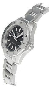 TAG HEUER Aquaracer 30MM QTZ SS Black Dial Women's Watch WBP1410.BA0622