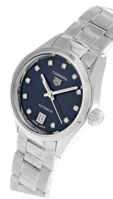 TAG Heuer Watches‎ TAG HEUER Carrera AUTO 29MM SS Diamond Womens Watch WBN2413BA0621