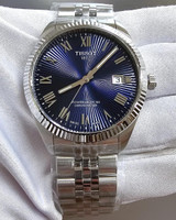 TISSOT Ballade Chronometer Automatic SS 39MM Blue Dial Men's Watch T156.408.11.043.00 / T1564081104300
