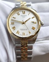 TISSOT Ballade Chronometer Automatic 39MM Silver Dial Two-Tone Men's Watch T156.408.22.033.00 / T1564082203300