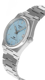 TISSOT PRX Powermatic 80 35MM SS Ice Blue Dial Women's Watch T137.207.11.351.00