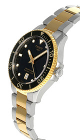 TISSOT Seastar 1000 40MM SS Black Dial Two-Tone Men's Watch T120.410.22.051.00 