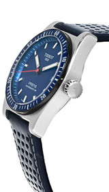 TISSOT T-Sport PR516 Powermatic 80 38MM Blue Leather Men's Watch T149.407.16.041.00 / T1494071604100 