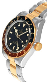Tudor watches TUDOR Black Bay GMT S&G 41MM SS Black Dial Men's Watch M79833MN-0001 